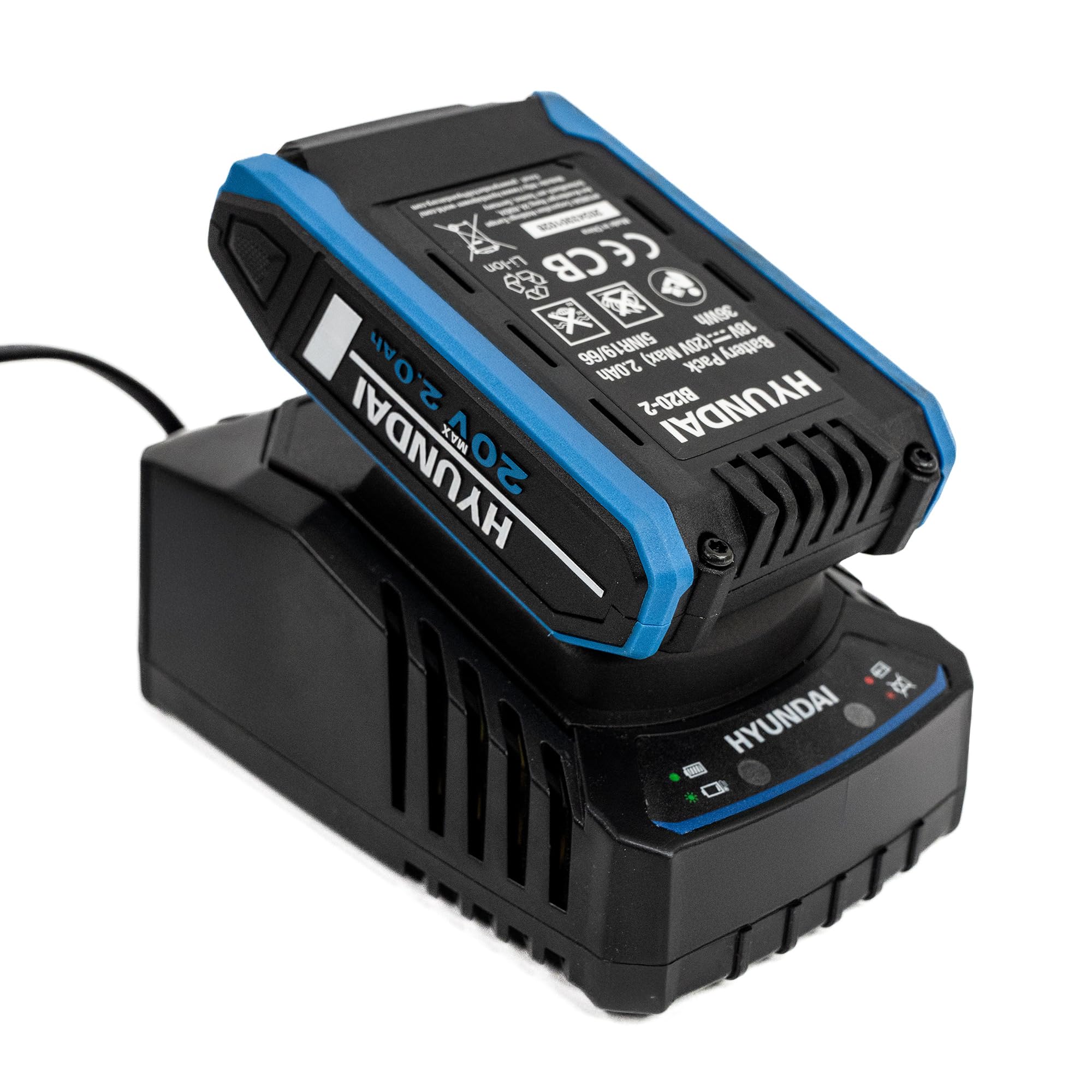 Hyundai Power Tools 20V 2Ah Kit batterie Li-ion + chargeur 2A Gen 2