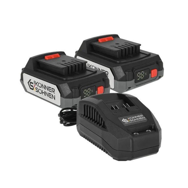 Könner & Söhnen K&S BASIC KS 20V2-1-DUAL kit 2 batteries 20V