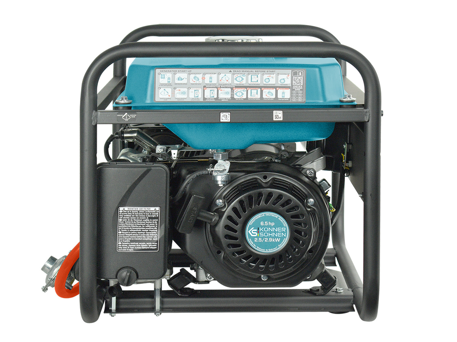 Könner & Söhnen KS 2900G Groupe dual fuel gaz-essence