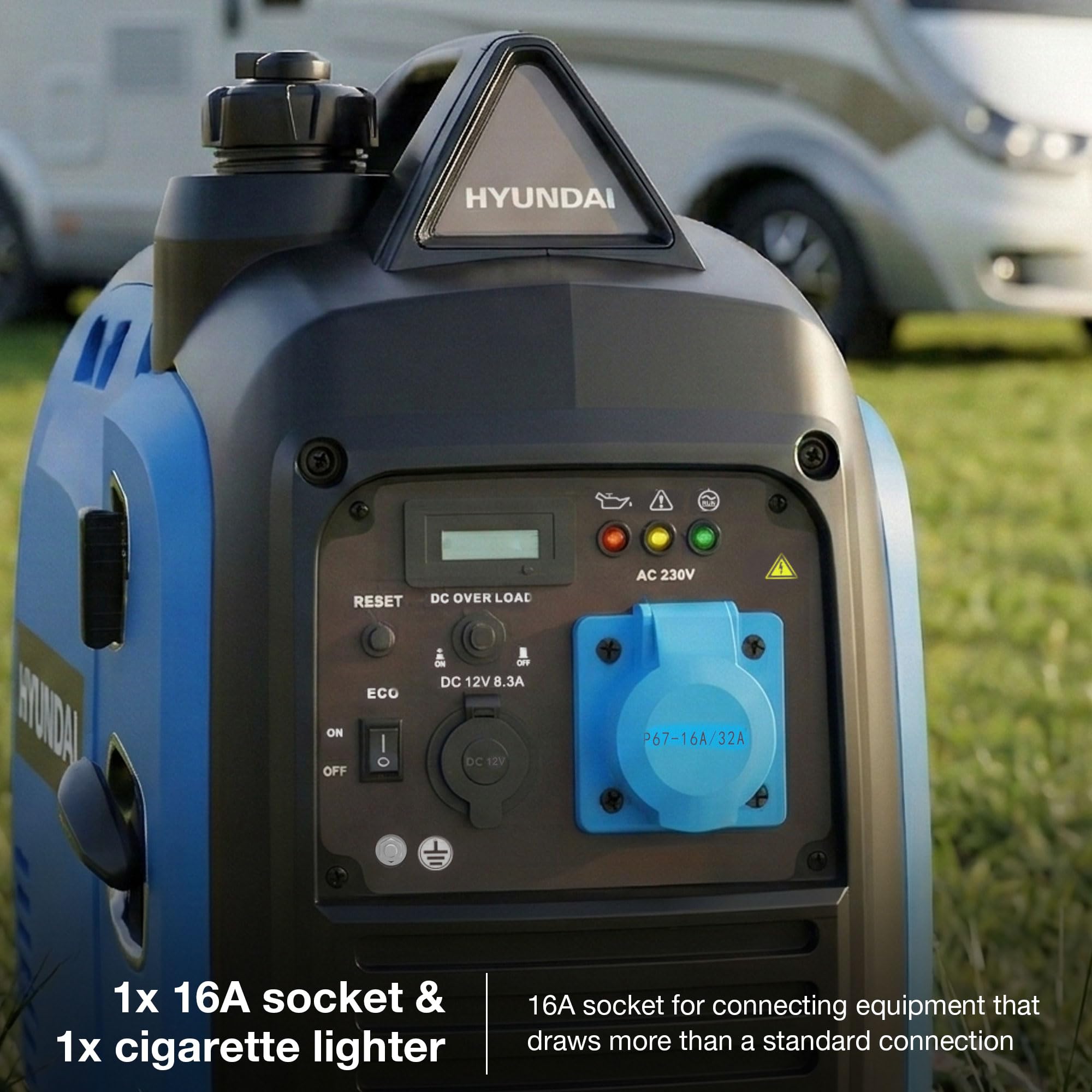 Hyundai Generator HY3900Si groupe inverter essence 3300W caravane