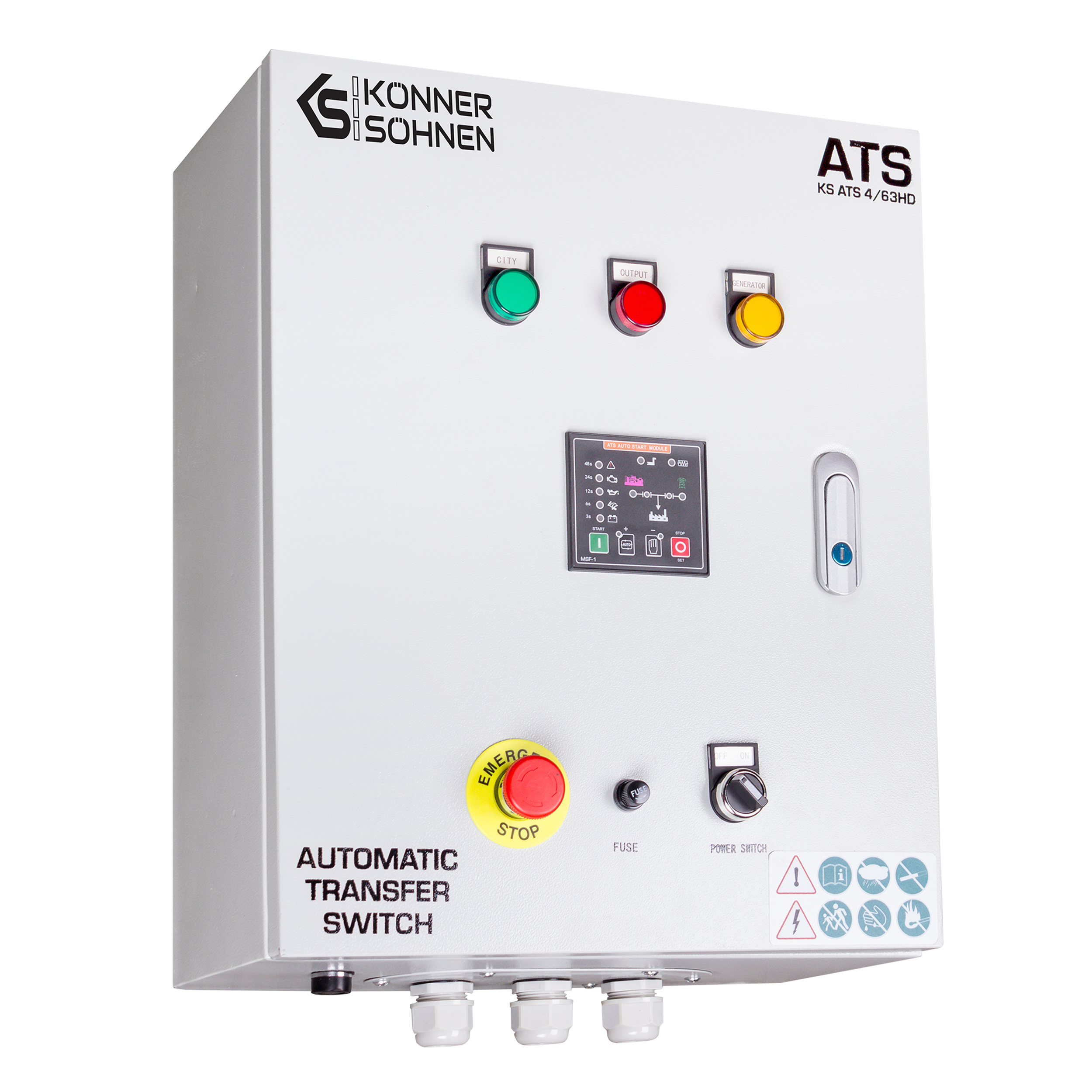 Könner & Söhnen HEAVY DUTY KS ATS 4/63HD inverseur 63A 230/400V