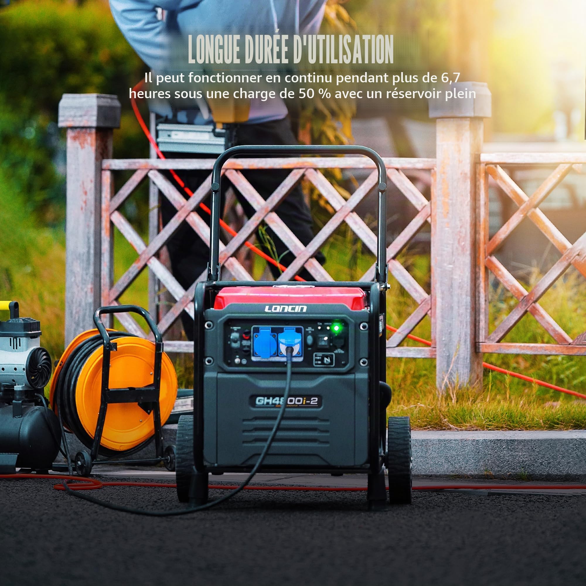 Loncin Recreation 3500W groupe électrogène inverter essence 7L