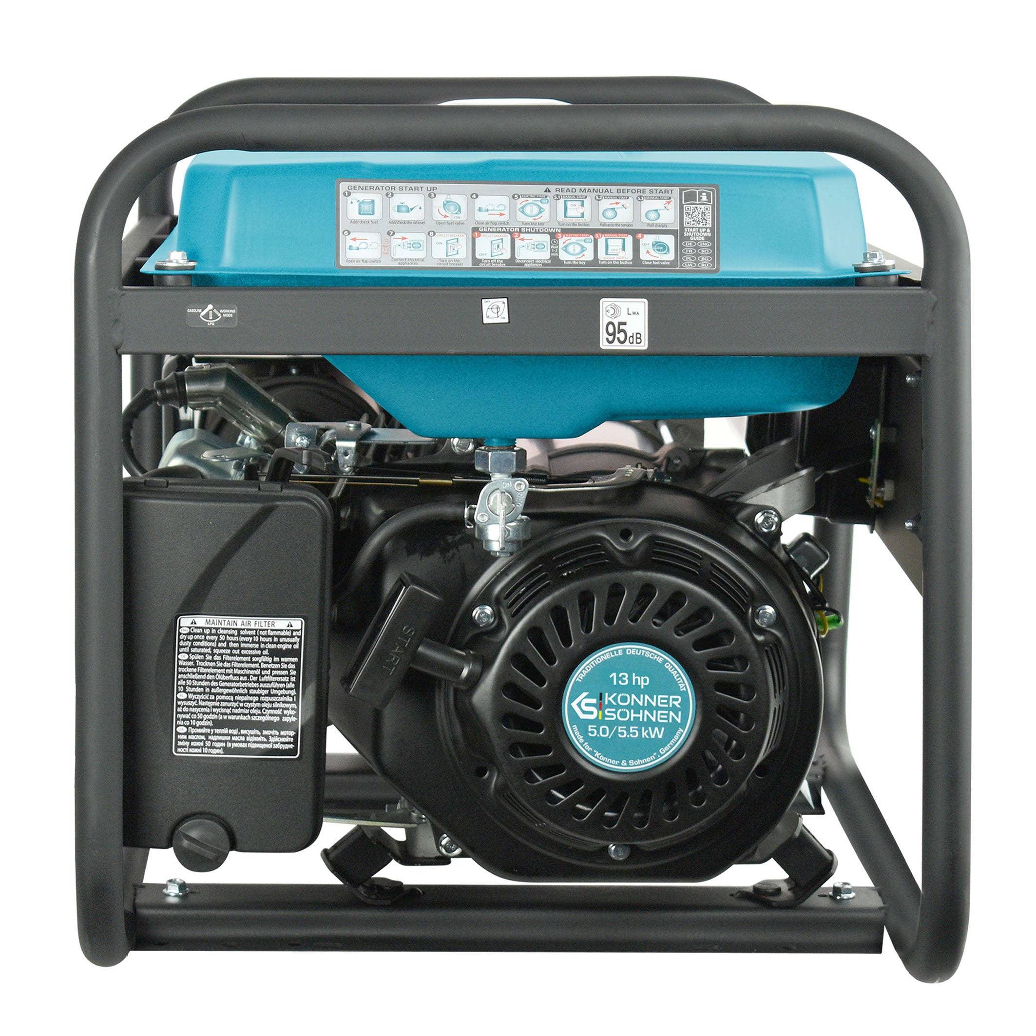Könner & Söhnen K&S BASIC KS 7000E groupe 5000W AVR
