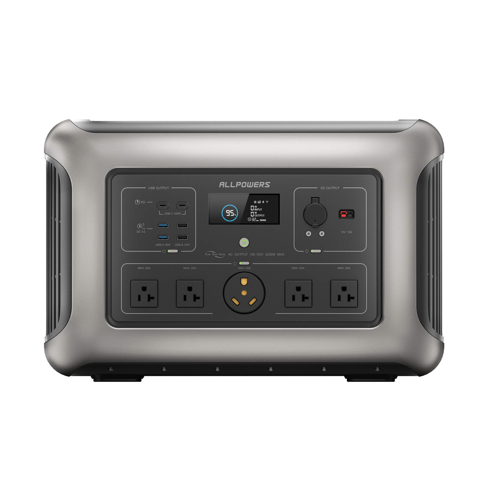 ALLPOWERS R3500 station énergie 3200W 3168Wh UPS