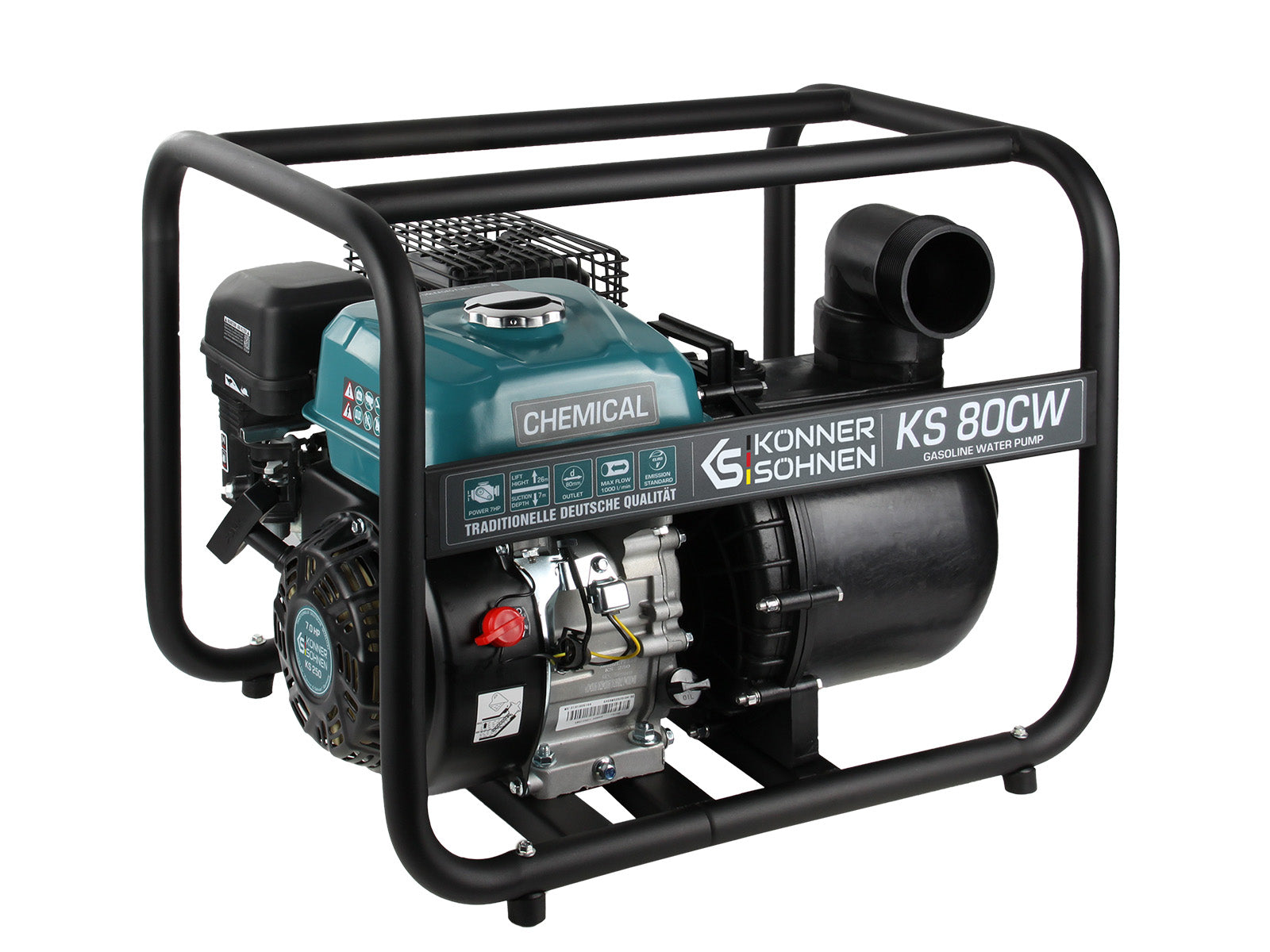 Könner & Söhnen KS 80CW motopompe chimique 1000 L/min