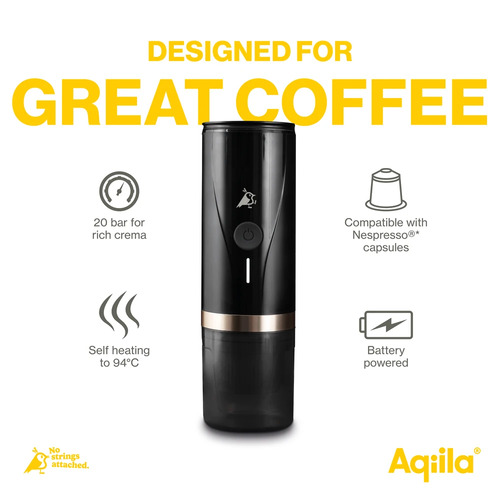POWERTEC Machine Nespresso portable USB-C outdoor