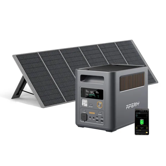 AFERIY Nomad1800 Pro Générateur solaire 1800W + 400W