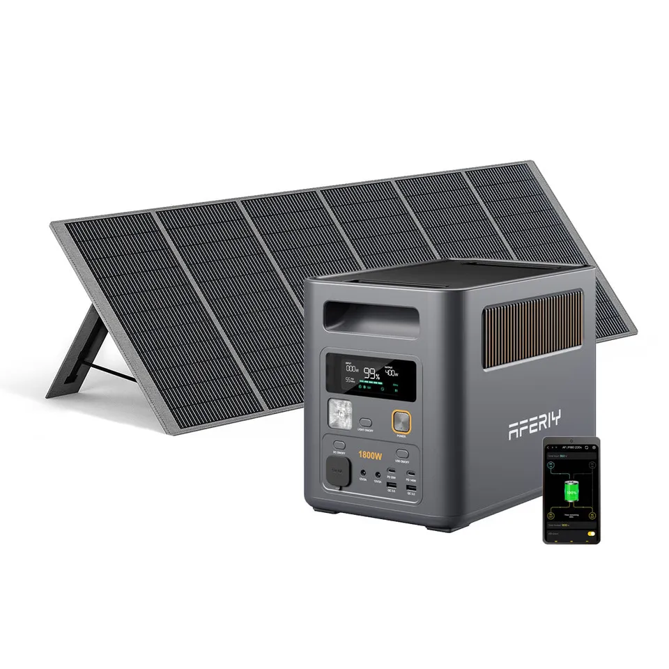 AFERIY Nomad1800 Pro Générateur solaire 1800W + 400W