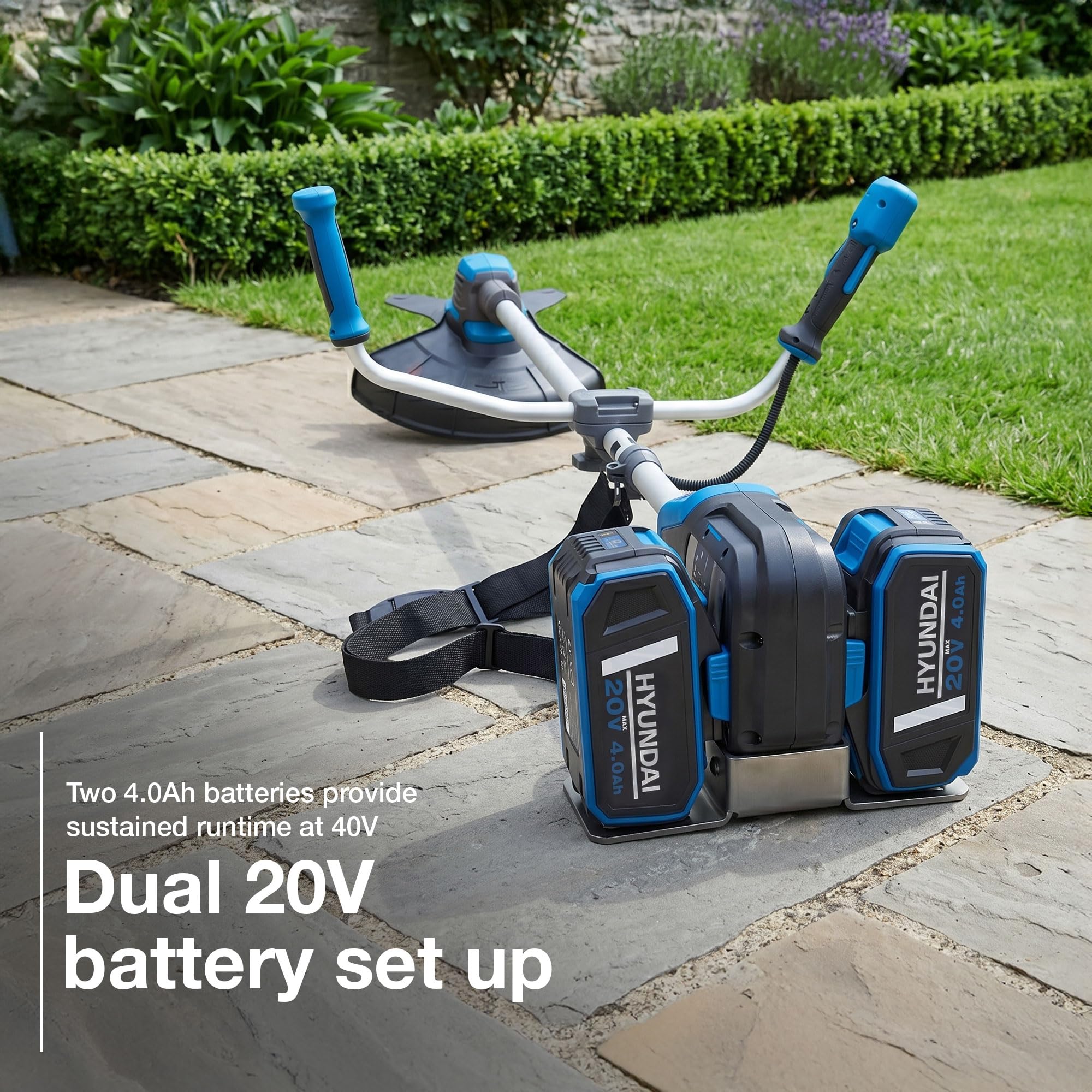 Hyundai Garden Tools HY40CGB26 Débroussailleuse 40V 34cm + lame