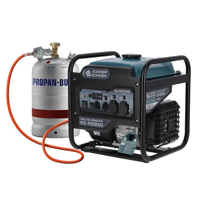 Könner & Söhnen KS 4500iG groupe électrogène inverter bi-carburant