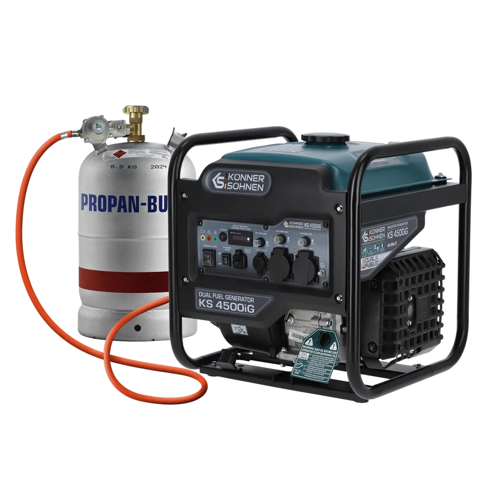 Könner & Söhnen KS 4500iG groupe électrogène inverter bi-carburant
