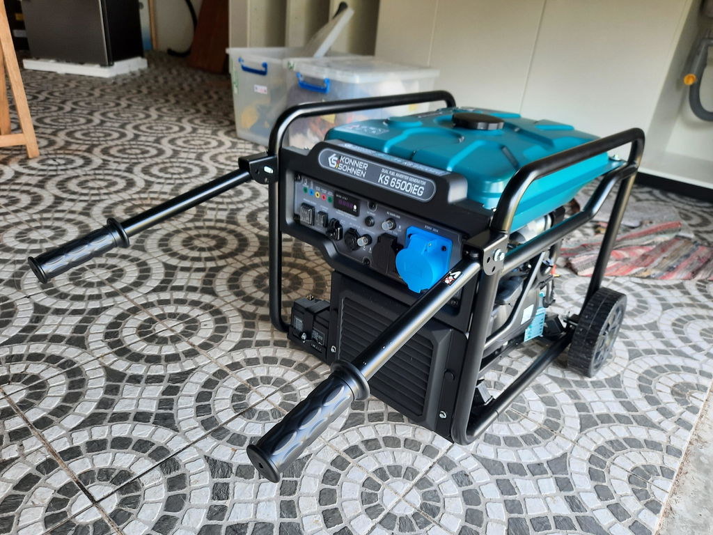 Könner & Söhnen DUAL FUEL KS 6500iEG groupe 6000W gaz
