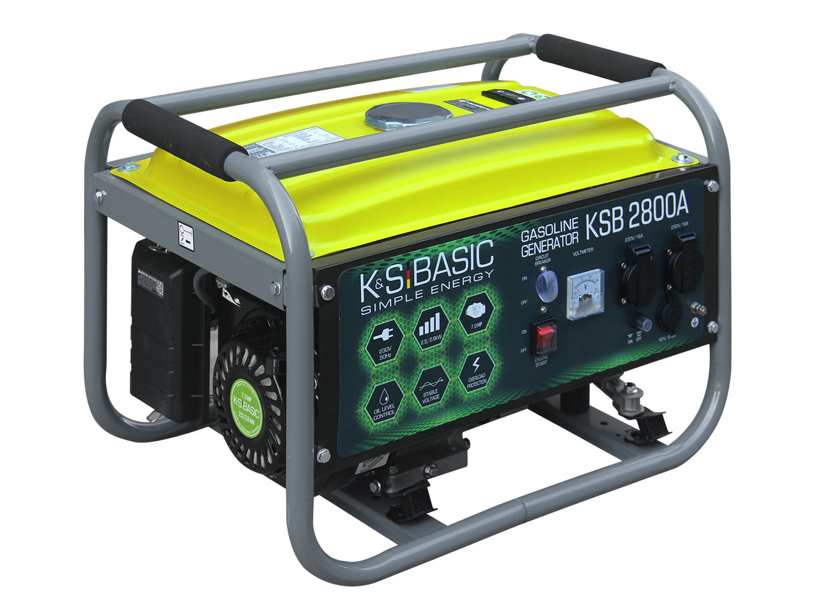 K&S BASIC KSB 2800A groupe électrogène essence 2,8 kW manuel
