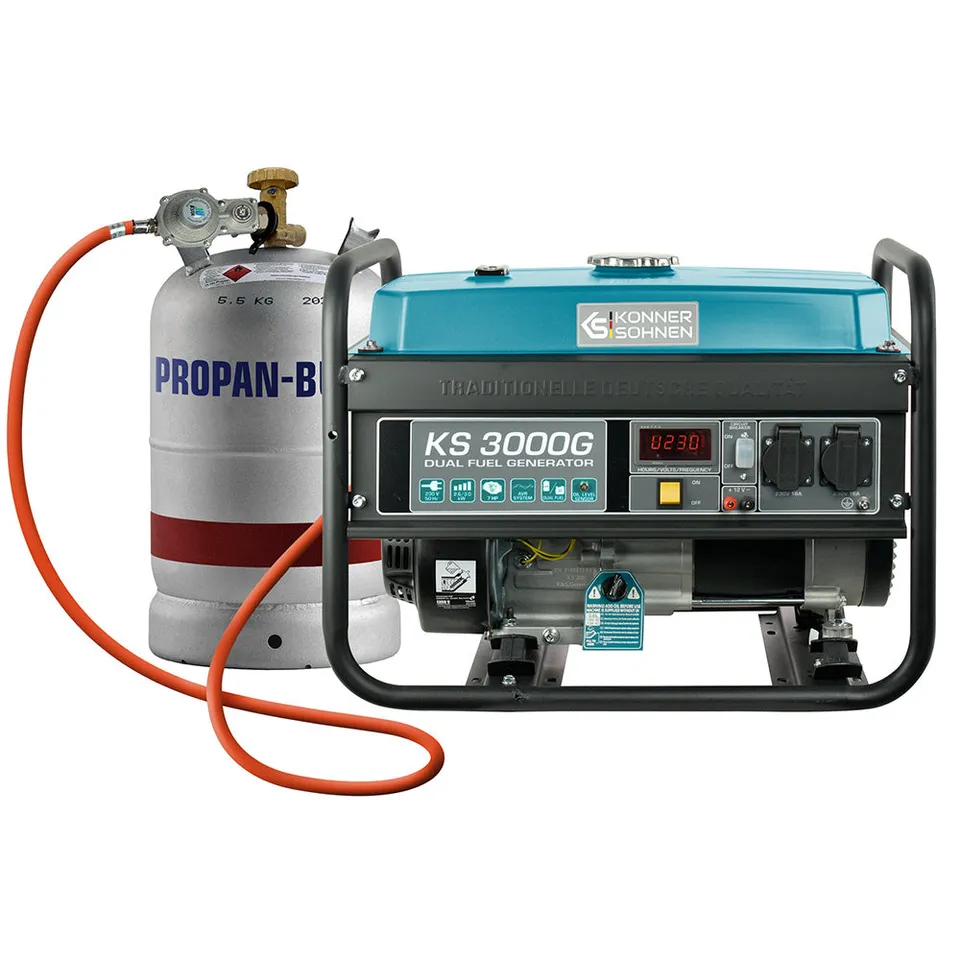 Könner & Söhnen KS 3000G groupe essence/gaz 3000W reconditionné