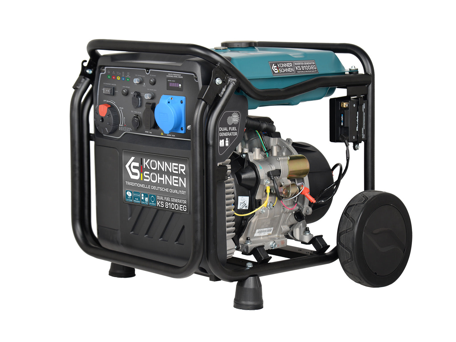 Könner & Söhnen DUAL FUEL KS 8100iEG groupe électrogène 8000 W recond.