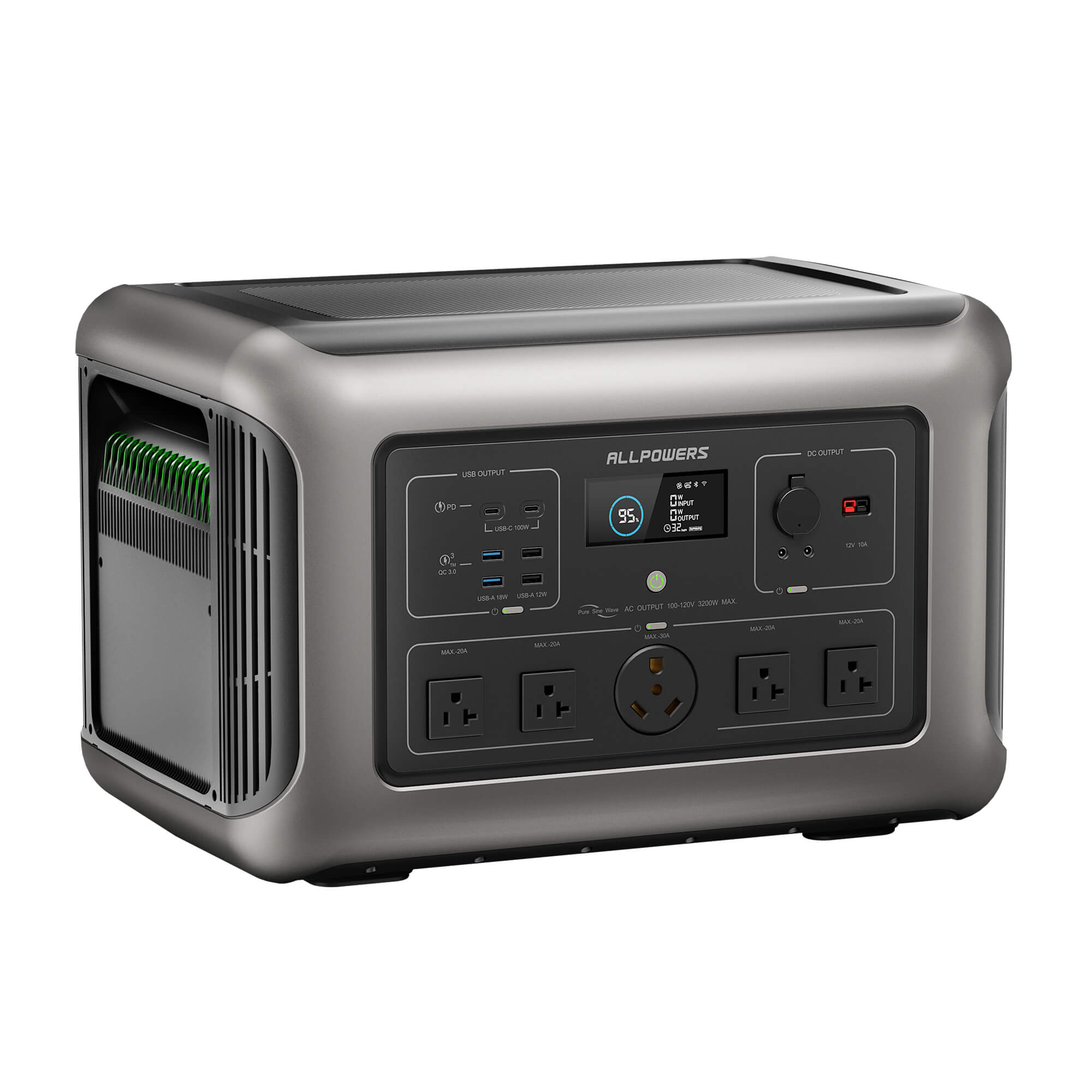 ALLPOWERS R3500 station énergie 3200W 3168Wh UPS
