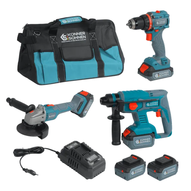 Könner & Söhnen K&S BASIC KS RHAGD 20V SET 3 coffret 3-en-1 reconditionné