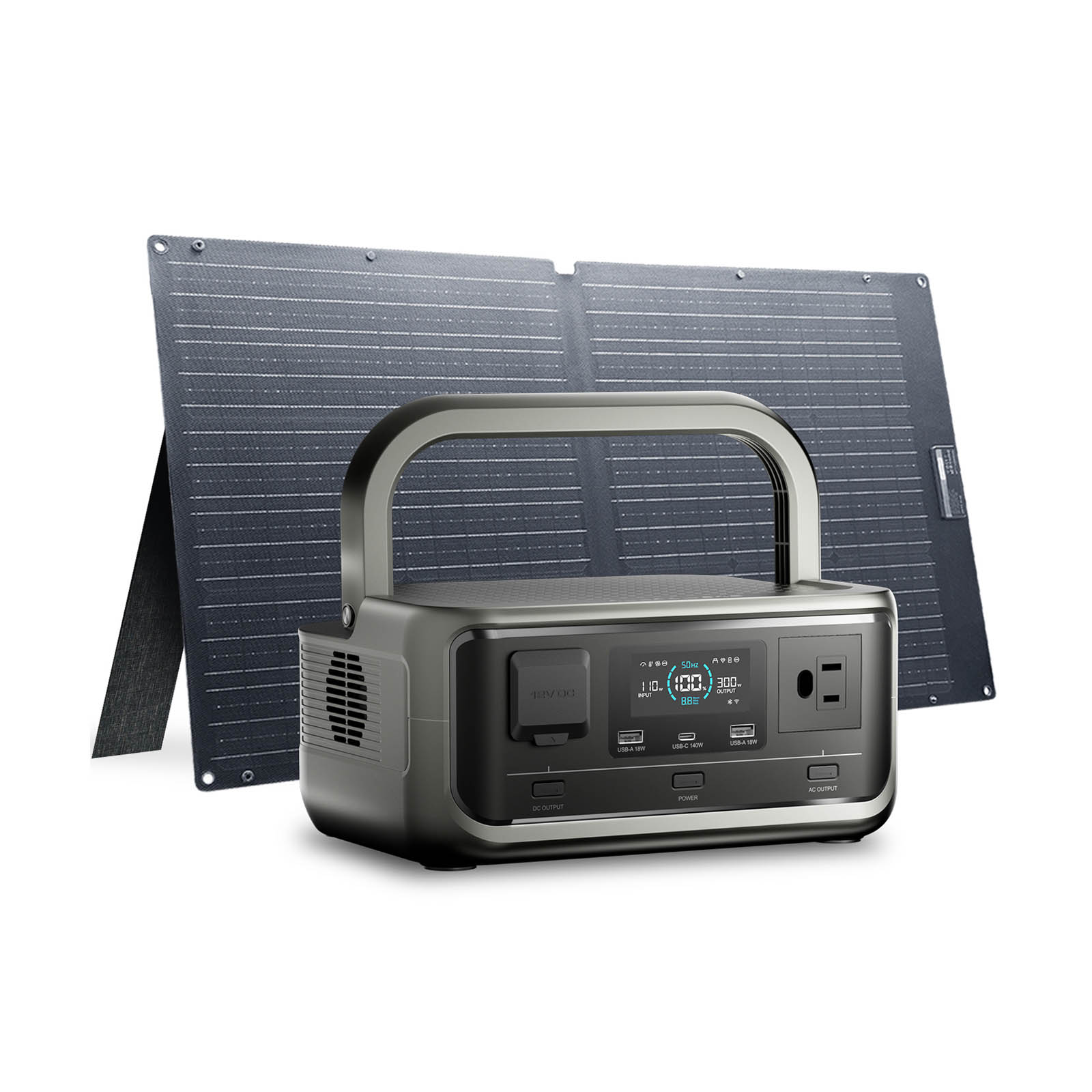 ALLPOWERS Solar Generator VOLIX P300 station 256Wh 300W + panneau 100W