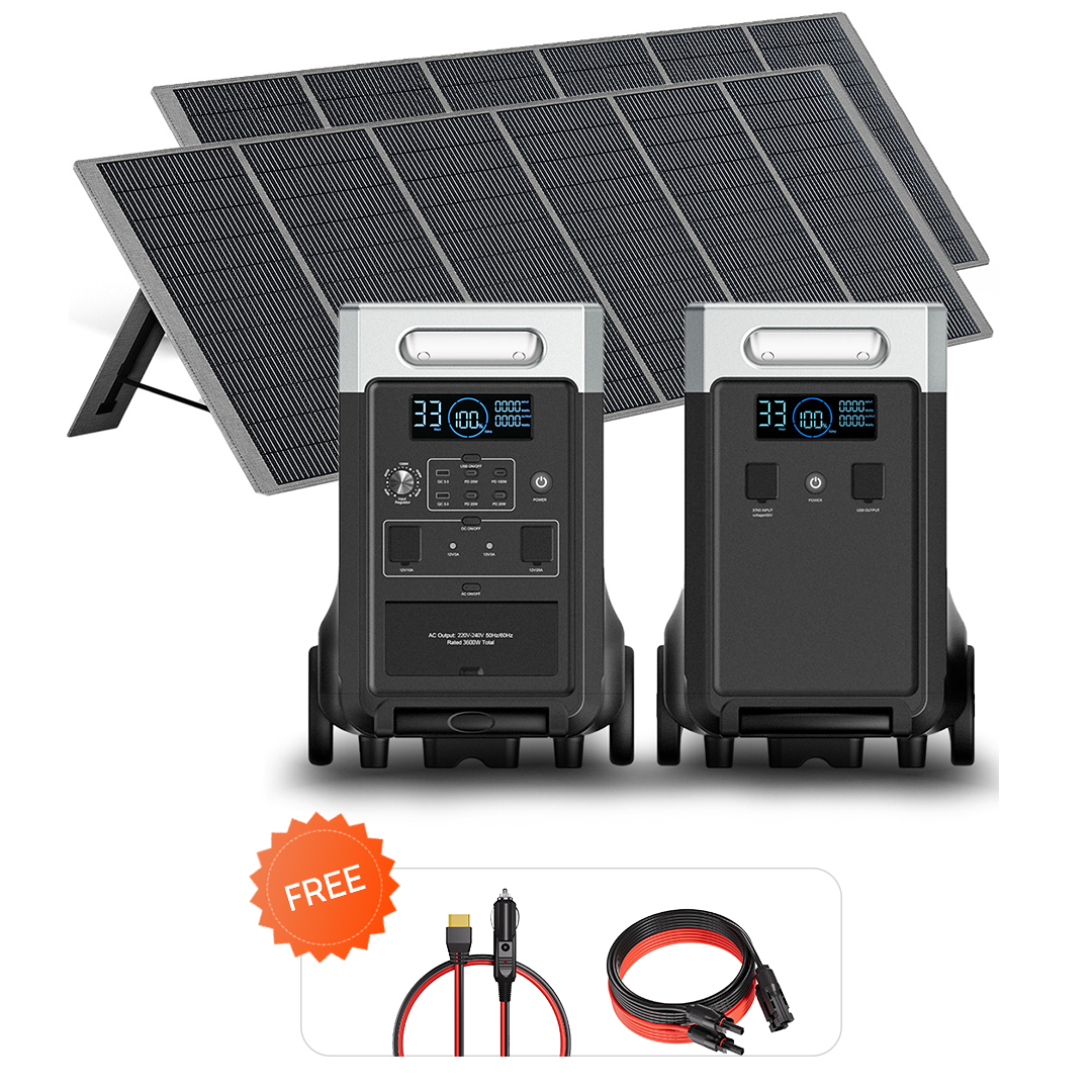 AFERIY P310 kit générateur 3600W 7680Wh + batterie