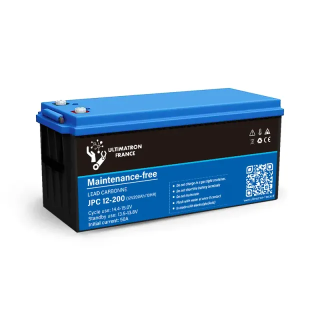 Ultimatron Carbone 200Ah batterie solaire 12V décharge lente