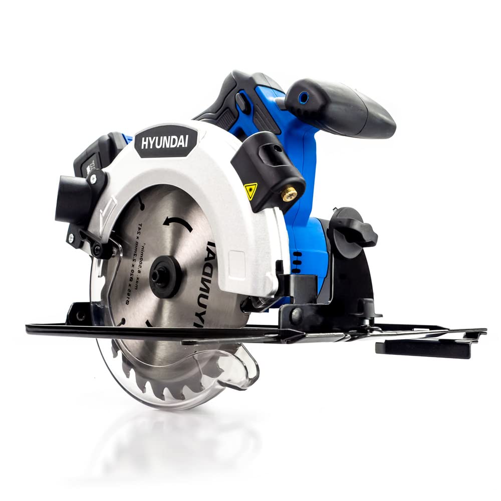 Hyundai Power Tools HY2183 scie circulaire 20V 165 mm + 4Ah