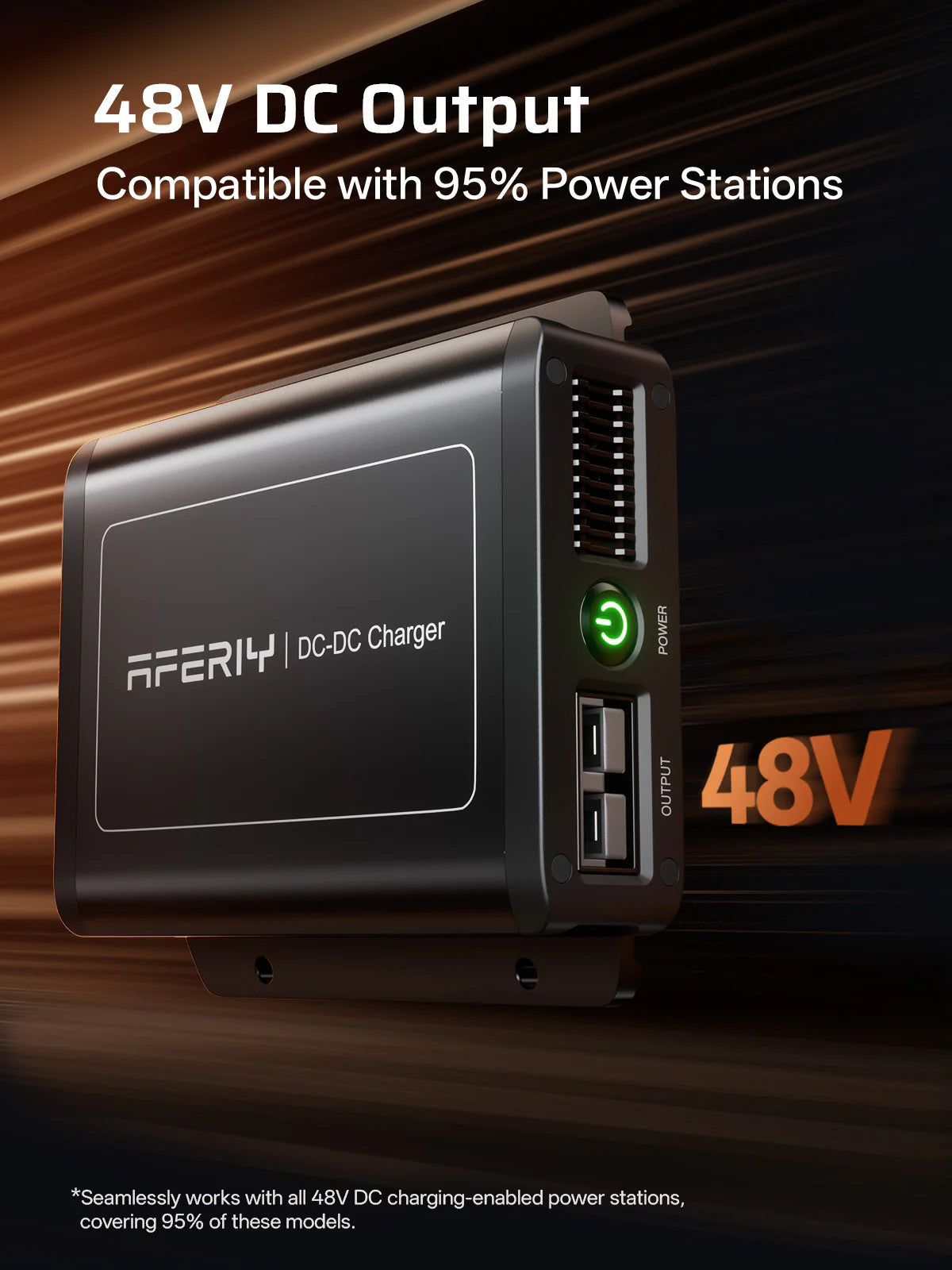 AFERIY DC060 chargeur batterie DC-DC 580W 48V voiture station