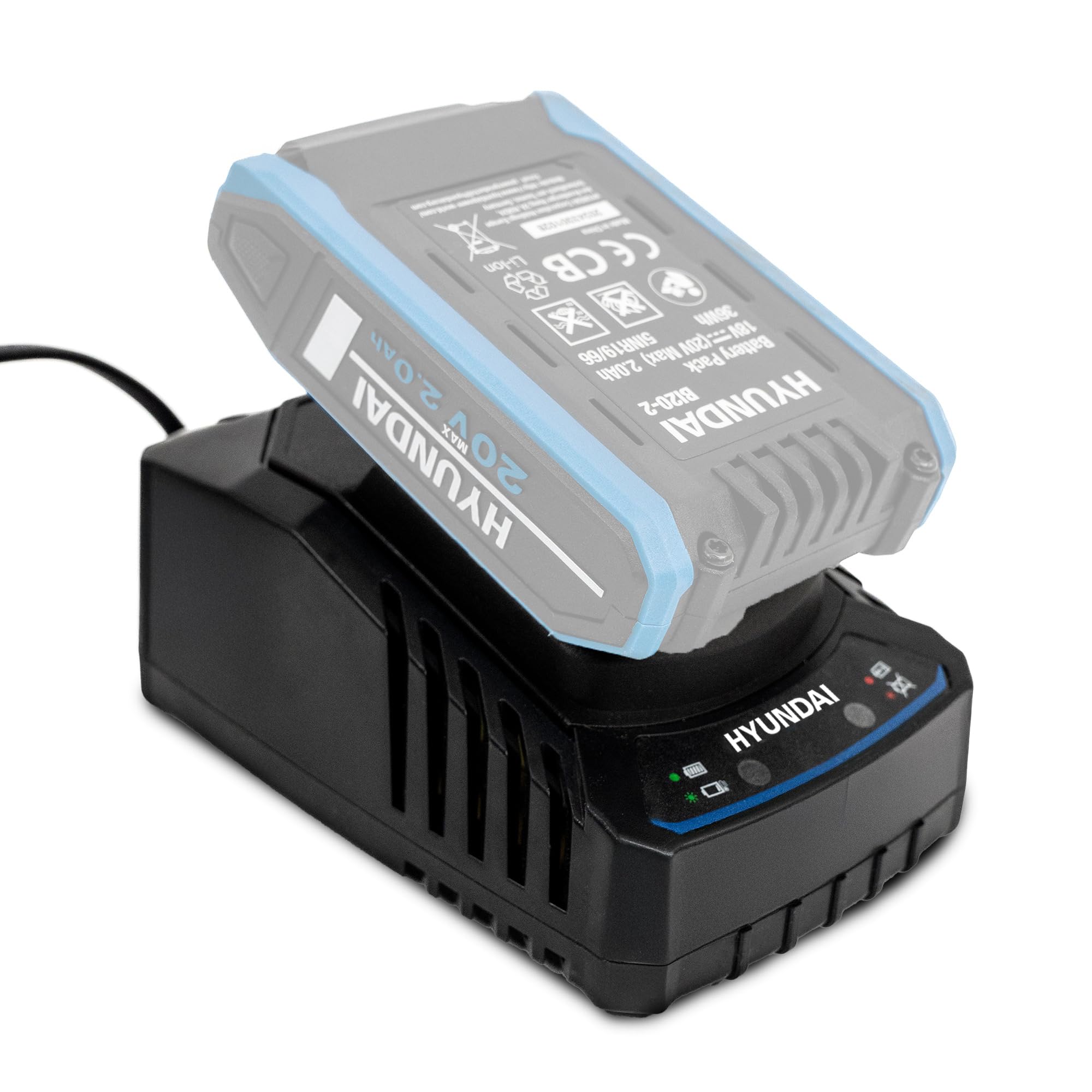 Hyundai C20-2 chargeur batterie 20V 2A rapide