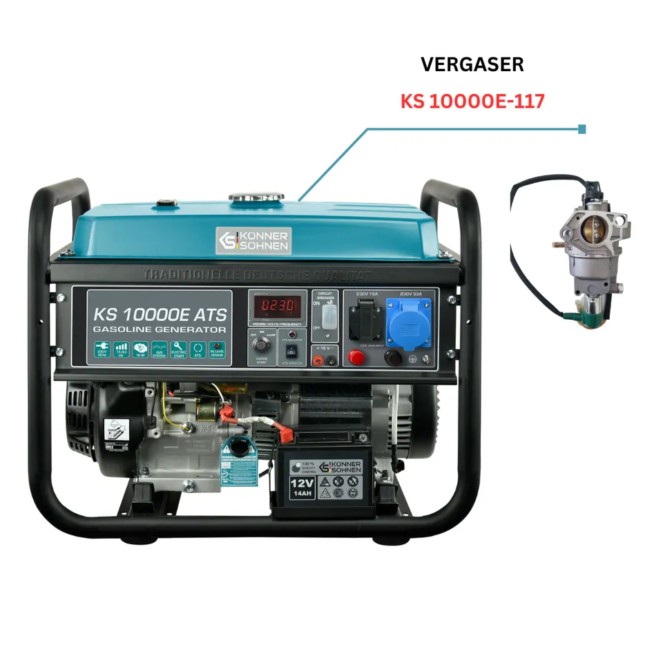 Könner & Söhnen K&S BASIC KS 10000E-117 carburateur