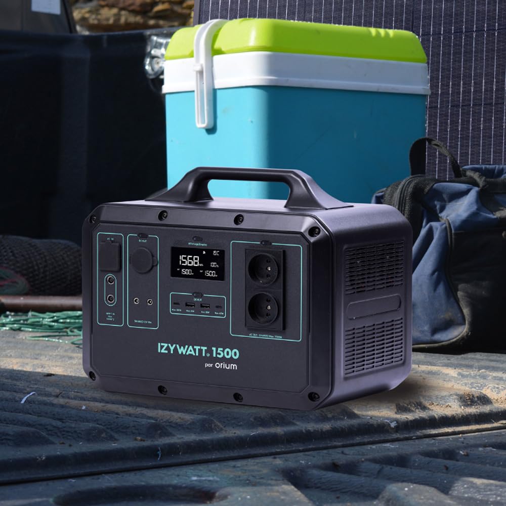 Orium Izywatt 1500 station d'énergie portable LFP 1568Wh + 400W