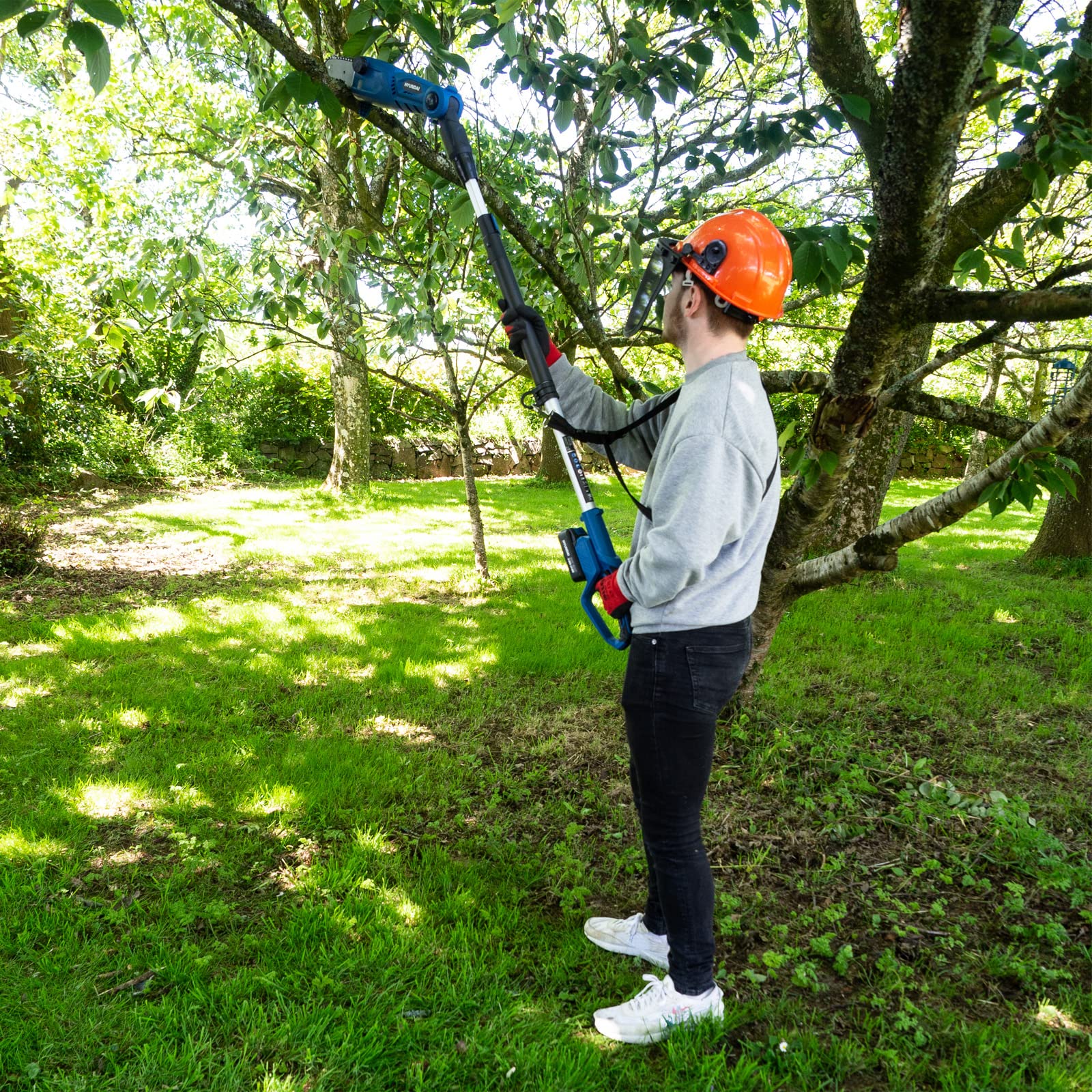 Hyundai Garden Tools HY2192 scie perche 20V 20 cm 2,3 m
