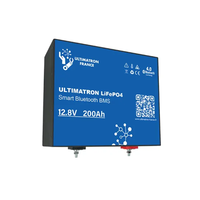 Ultimatron ULM 12.8V 200Ah Batterie Lithium Bluetooth 2560Wh