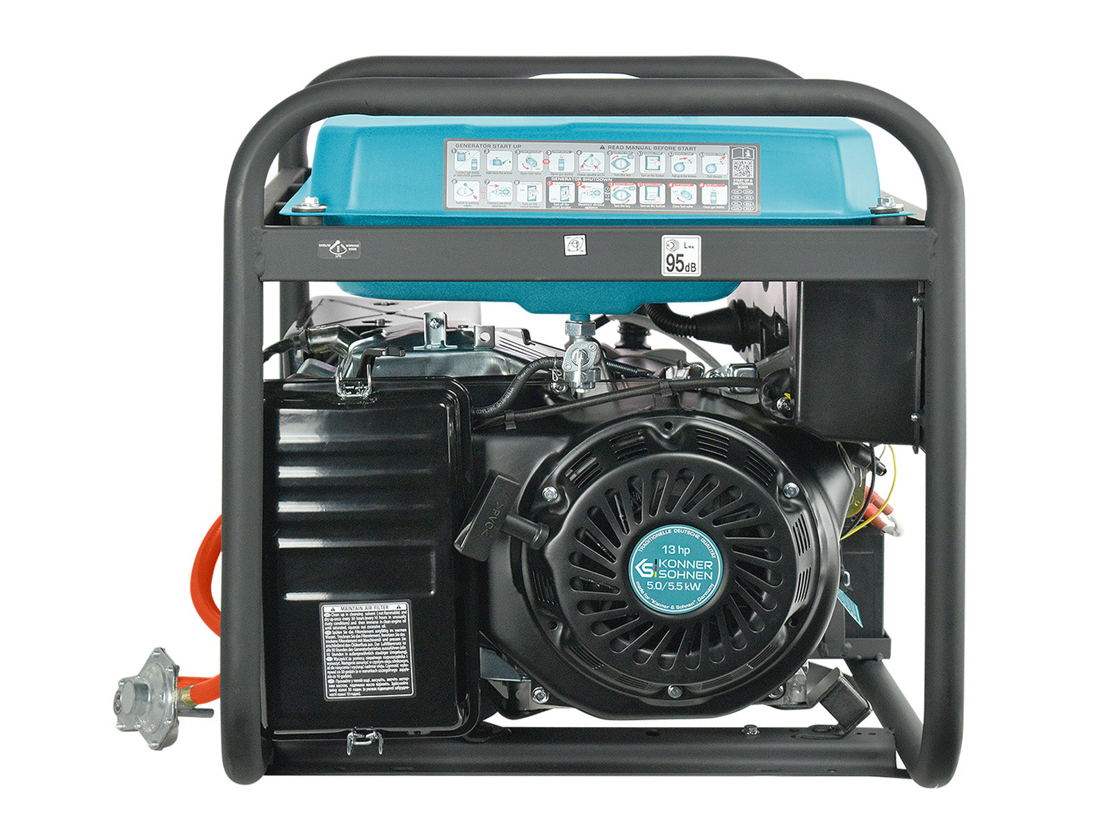 Könner & Söhnen DUAL FUEL KS 7000E G groupe électrogène essence-gaz 6 kW