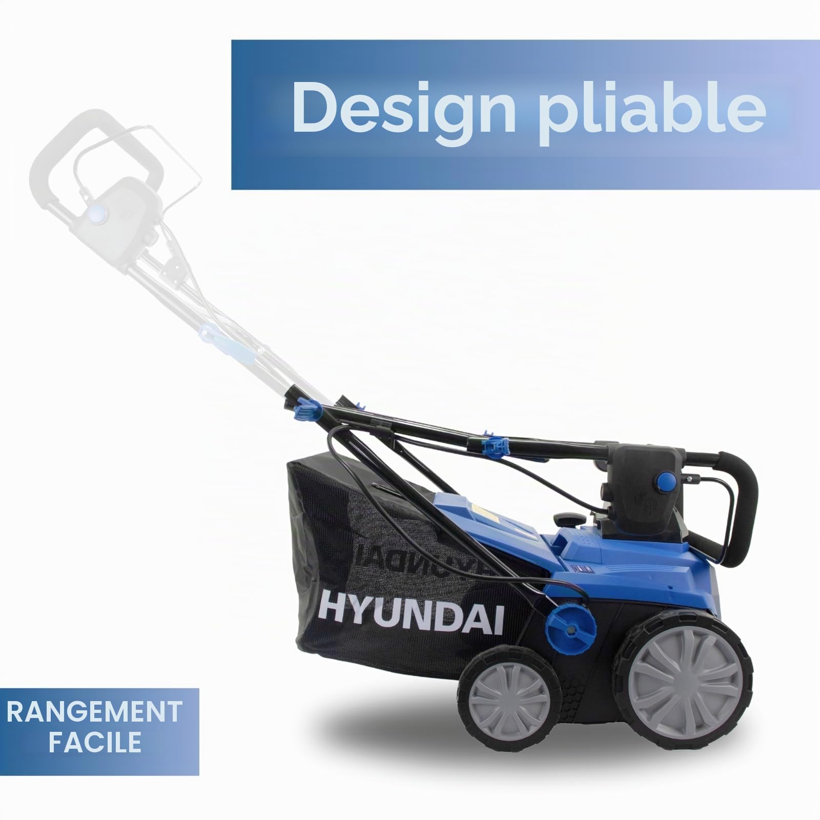 Hyundai Garden Tools HY2197 balai brosse 40V 380mm