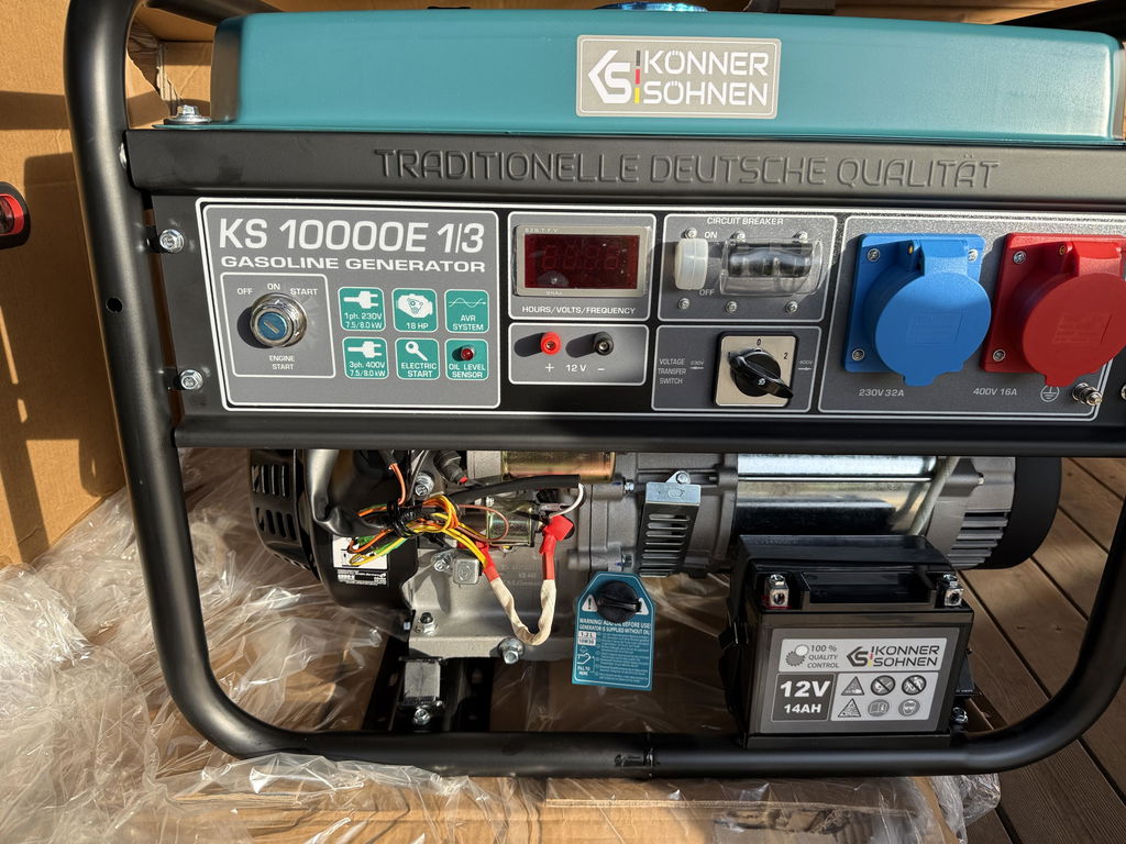 Könner & Söhnen KS 10000E 1/3 groupe électrogène essence 9 kW