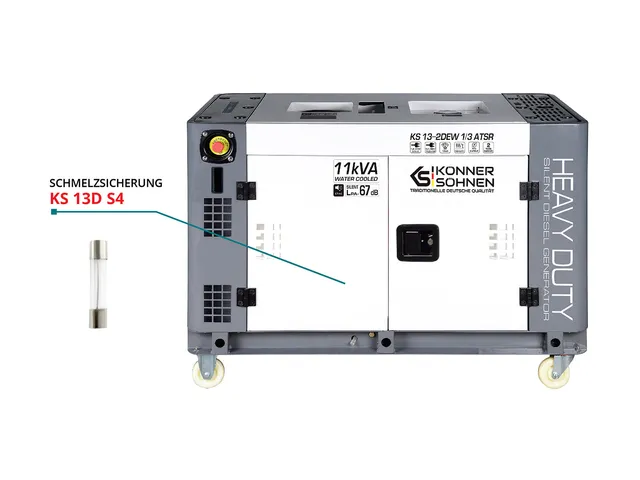 Könner & Söhnen HEAVY DUTY KS 13D S4 fusible générateur diesel
