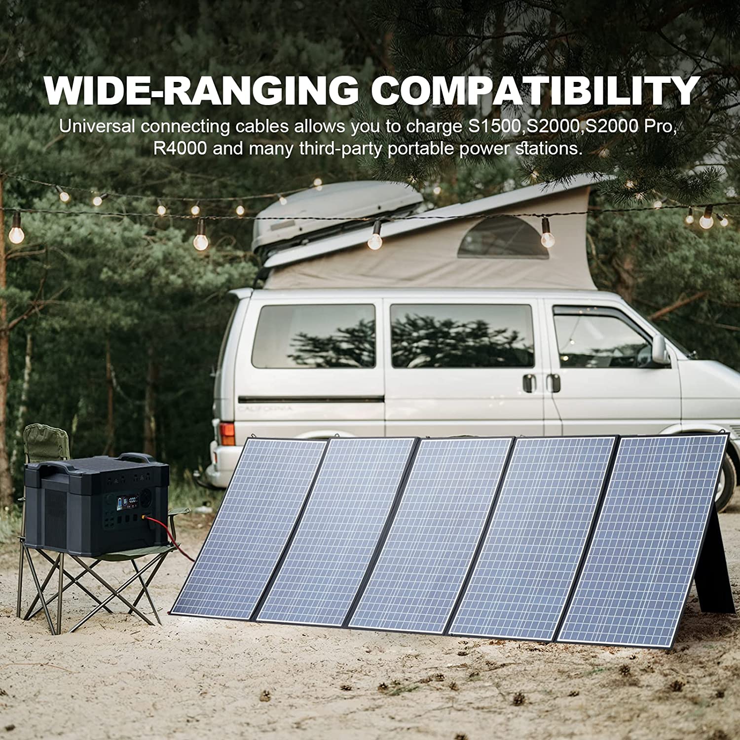 ALLPOWERS S2000 kit générateur solaire 2000W 1500Wh + 400W