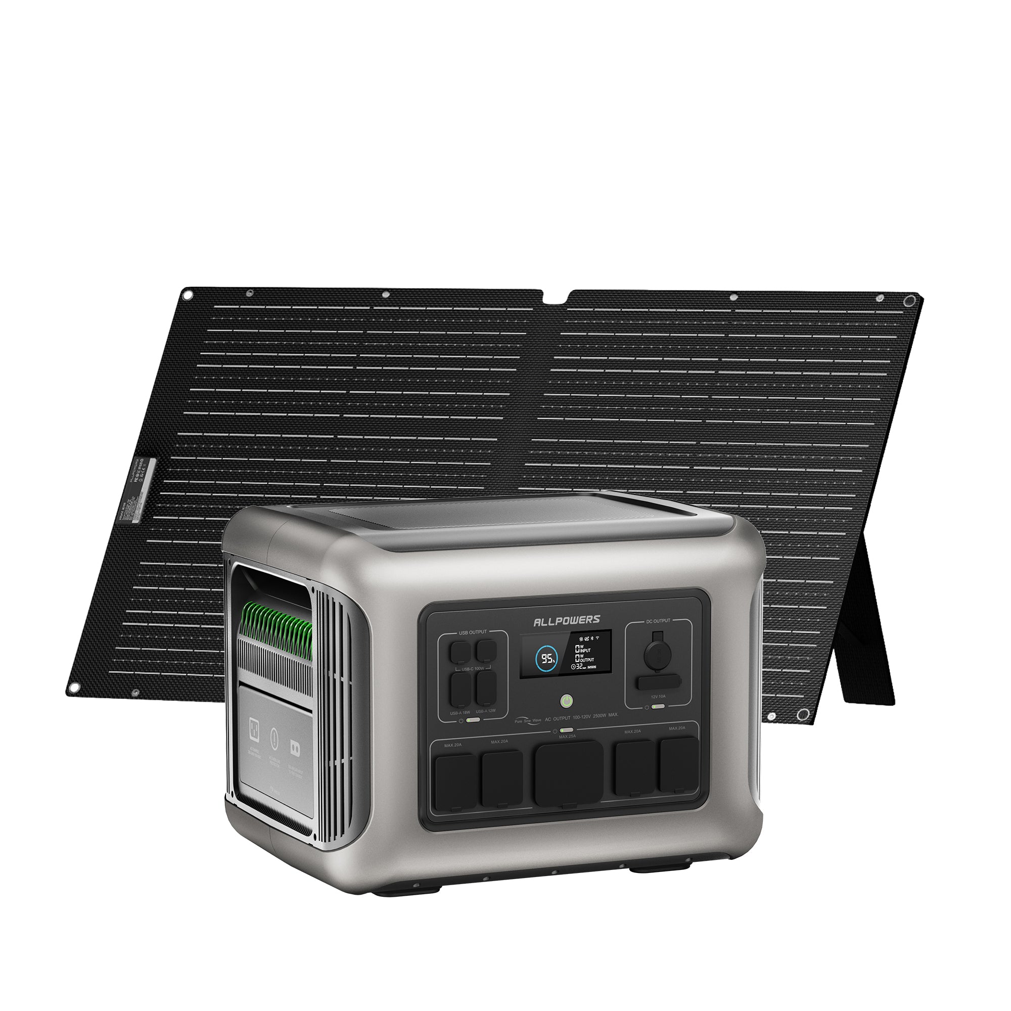 ALLPOWERS R2500 Générateur solaire 2500W 2016Wh 100W