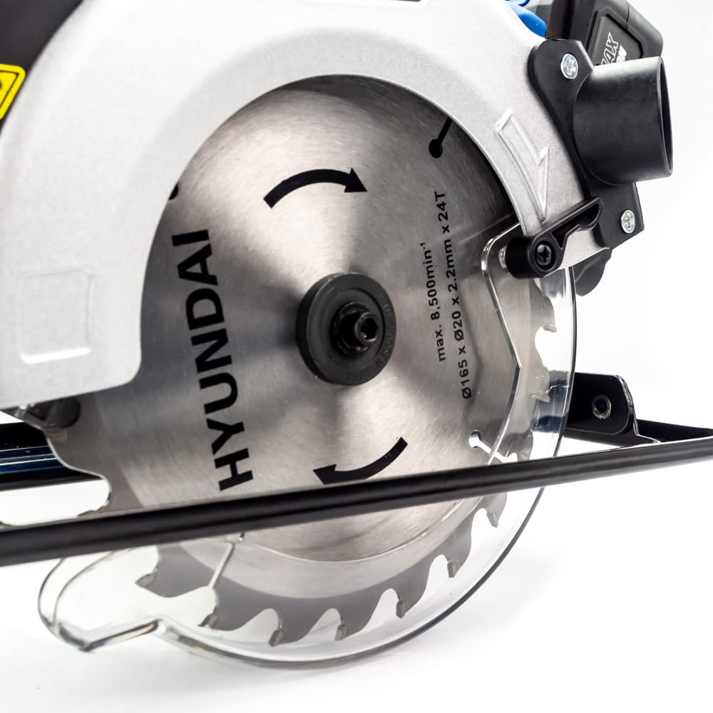 Hyundai Power Tools HY2183 scie circulaire 20V 165 mm + 4Ah