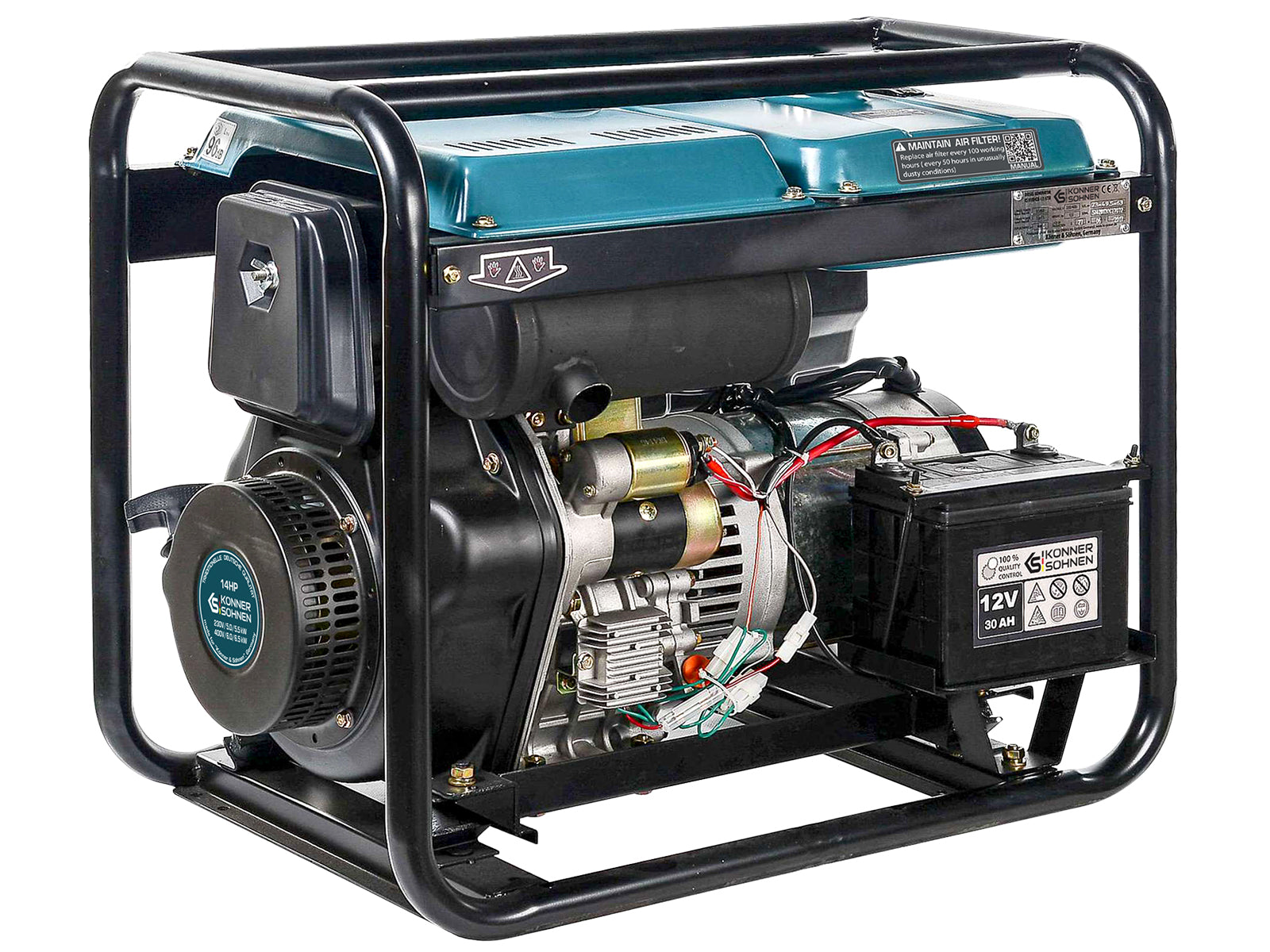 Könner & Söhnen KS 8100HDE groupe électrogène diesel ATSR