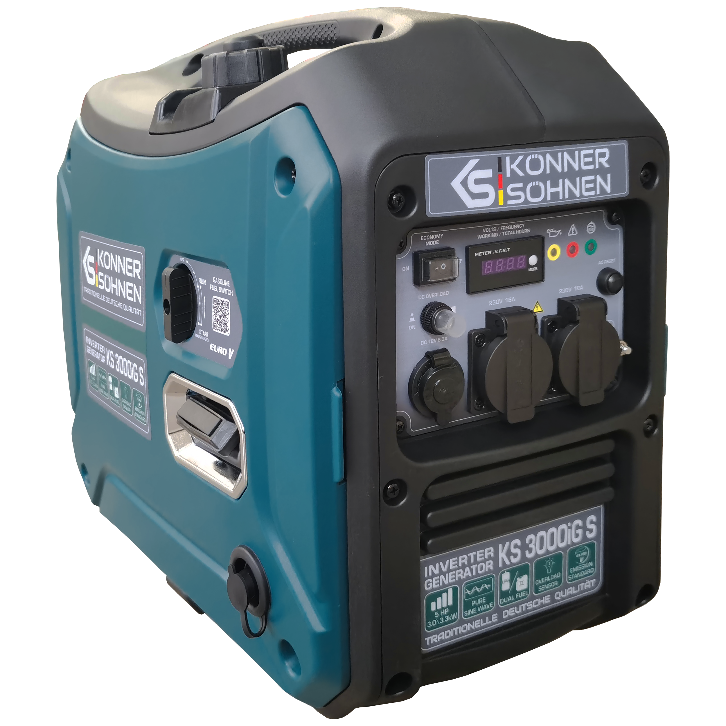 Könner & Söhnen KS 3000iG S groupe inverter bicarburant 3000W