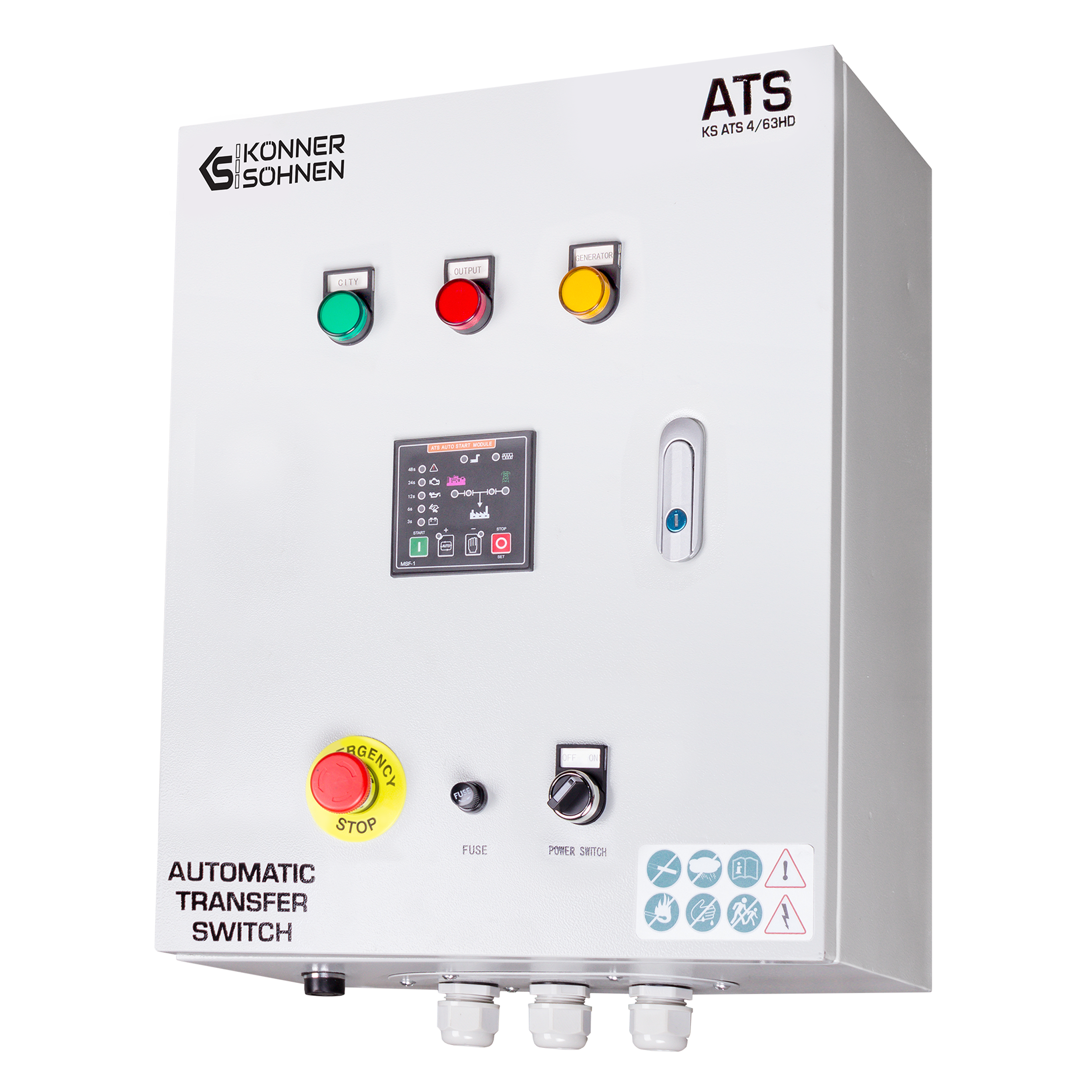 Könner & Söhnen HEAVY DUTY KS ATS 4/63HD inverseur 63A 230/400V