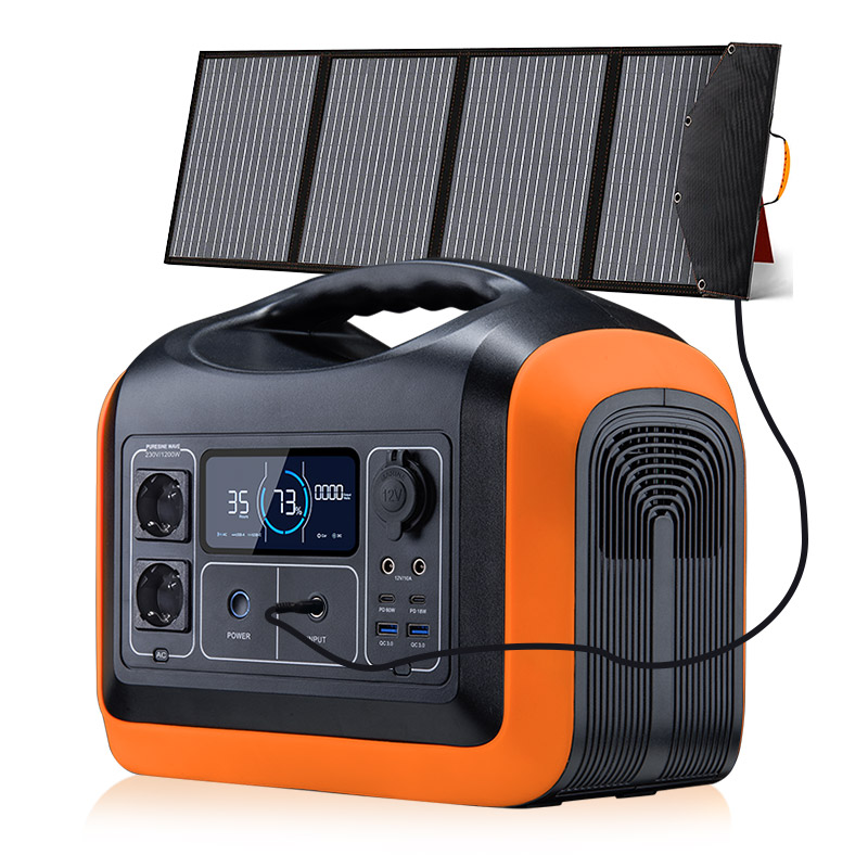 POWERTEC GPT1200 station électrique portable 1200W 1000Wh