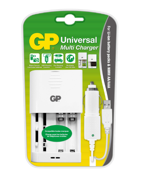 POWERTEC Universel Chargeur piles AA AAA Li-Ion 12V photo