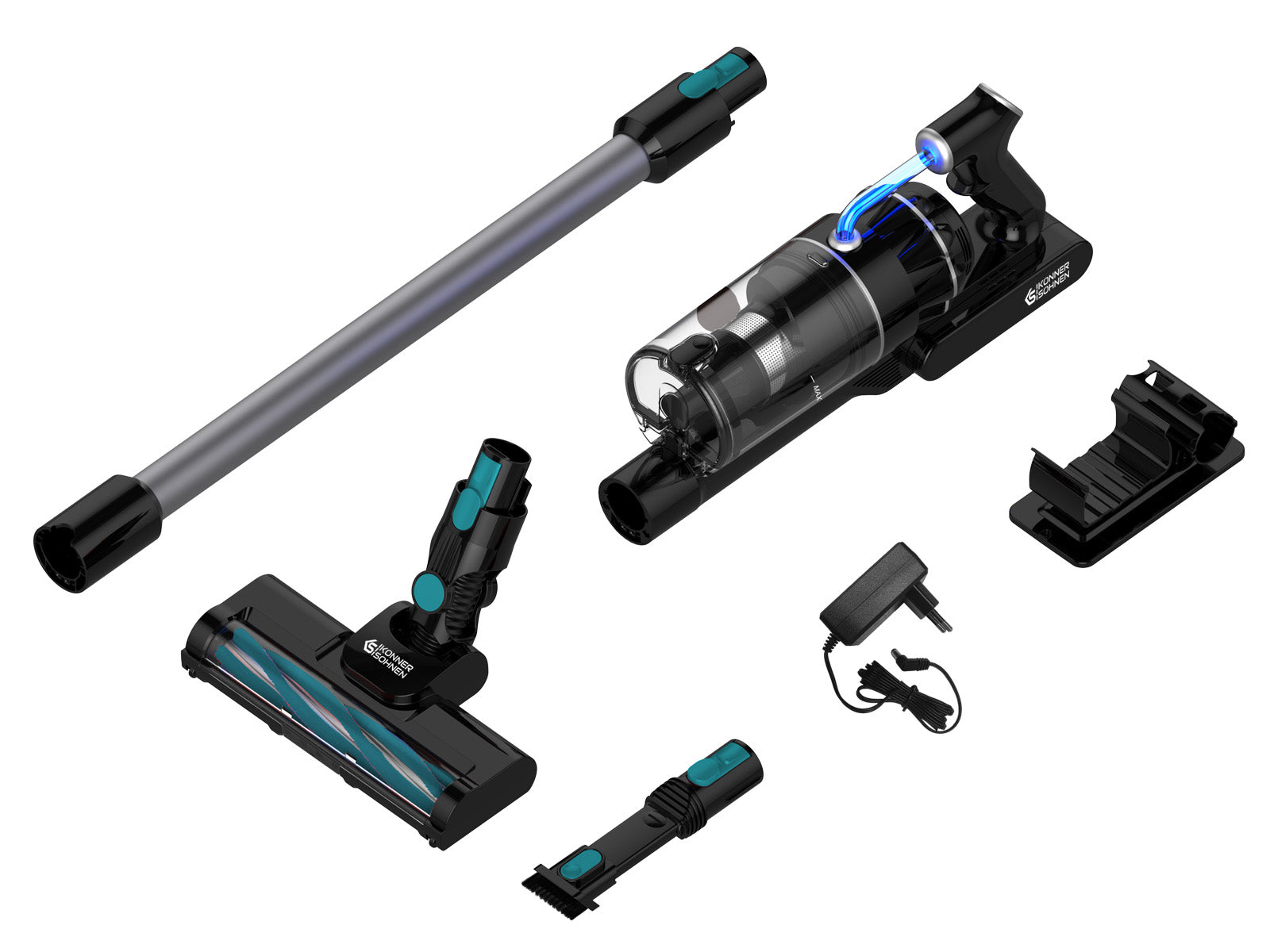 Könner & Söhnen K&S BASIC KS VC40 Aspirateur à Main 2200mAh