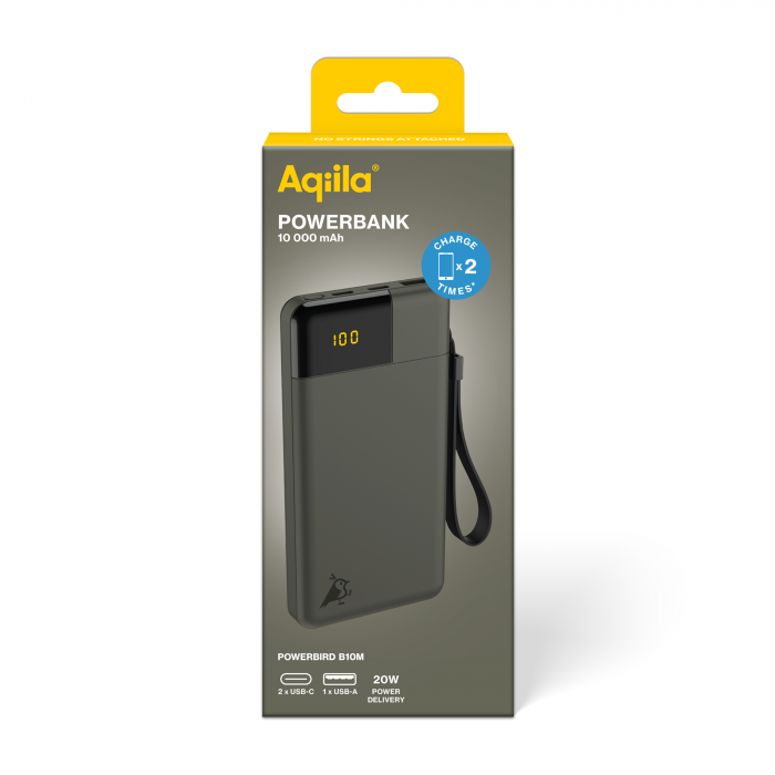 POWERTEC Aqiila Batterie externe 10000 mAh 20W PD