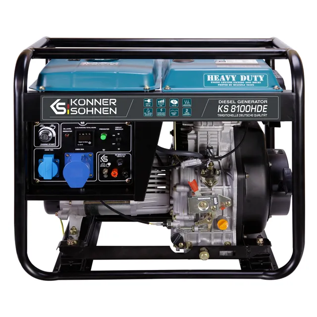 Könner & Söhnen HEAVY DUTY KS 8100HDE groupe diesel 6000W