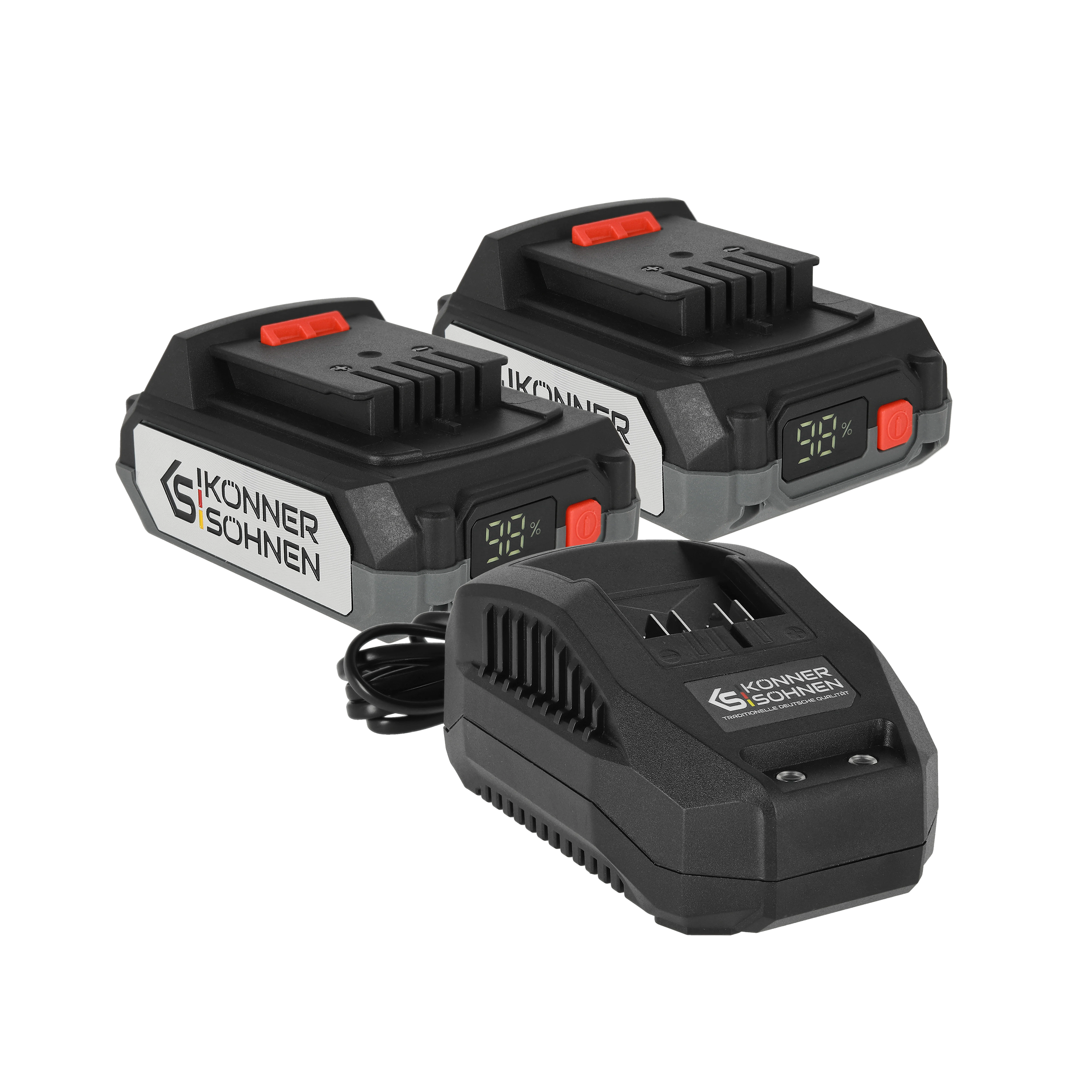Könner & Söhnen K&S BASIC KS 20V2-1-DUAL kit 2 batteries 20V