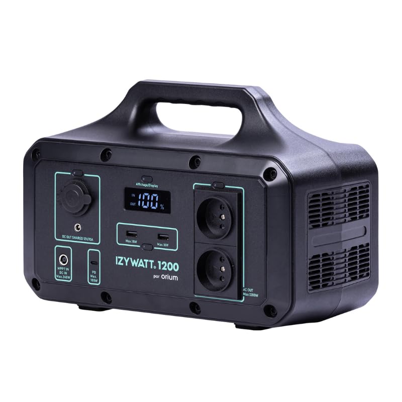 Orium Izywatt 1200 station énergie 1021Wh + panneau 160W
