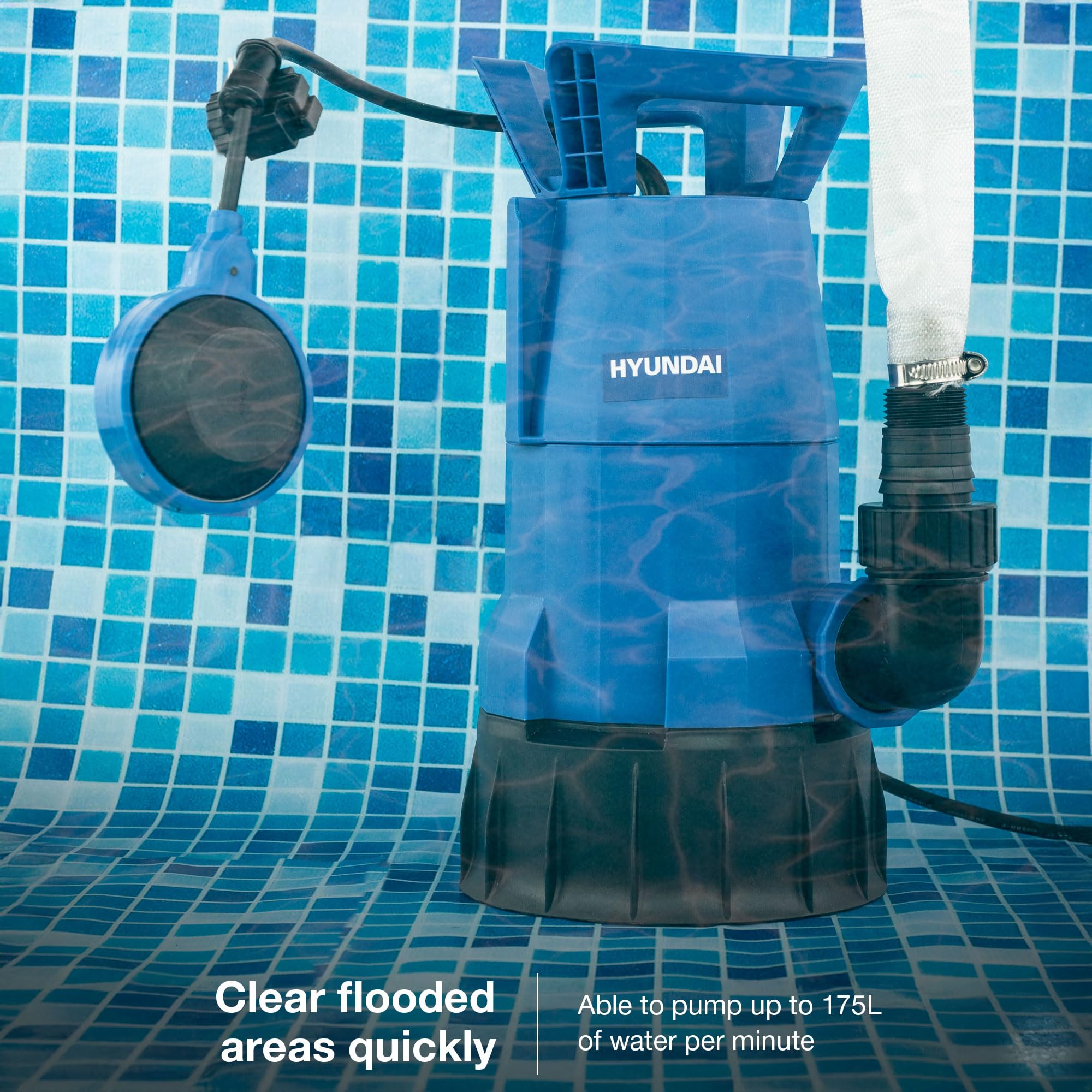 Hyundai Garden Tools HYSP550CD pompe submersible 550 W 10500 L/h