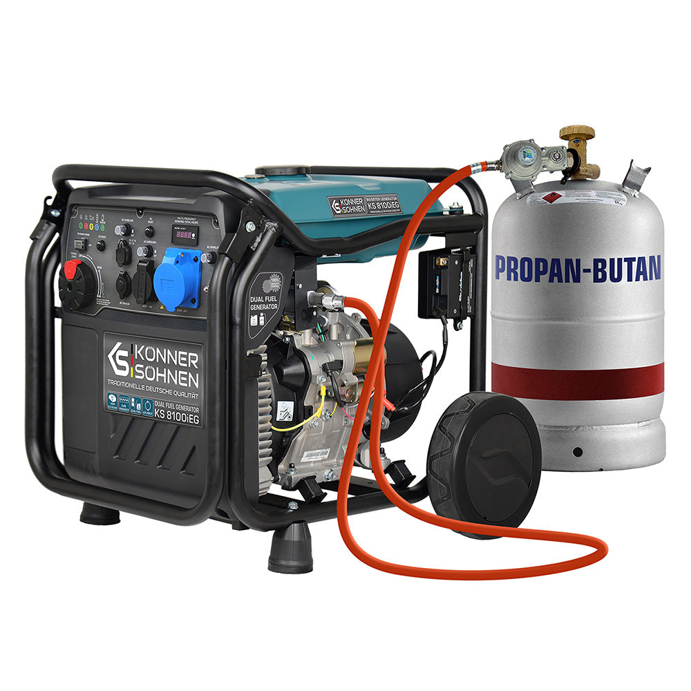 Könner & Söhnen DUAL FUEL KS 8100iEG groupe électrogène 8000 W recond.
